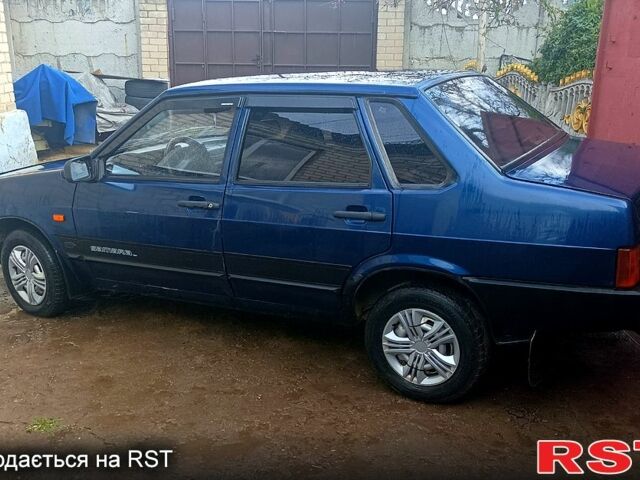 Синий ВАЗ 21099, объемом двигателя 1.5 л и пробегом 250 тыс. км за 2100 $, фото 1 на Automoto.ua