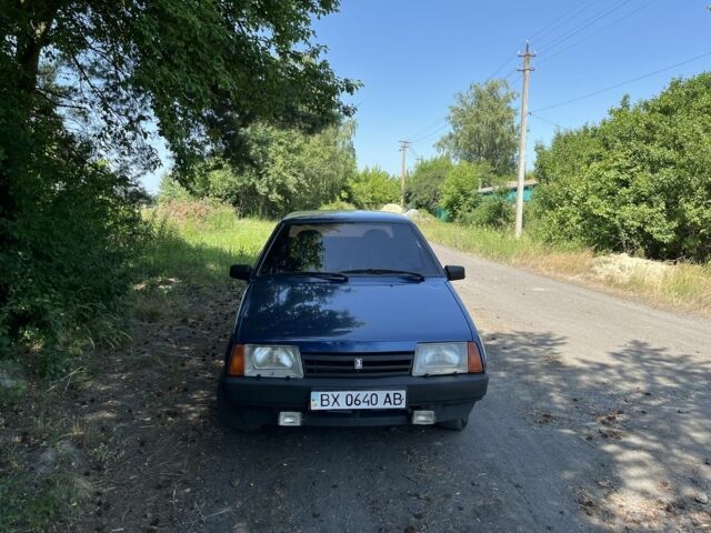Синий ВАЗ 21099, объемом двигателя 1.5 л и пробегом 250 тыс. км за 1350 $, фото 1 на Automoto.ua