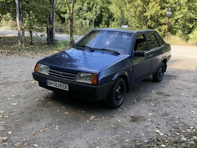 Синий ВАЗ 21099, объемом двигателя 1.5 л и пробегом 111 тыс. км за 900 $, фото 1 на Automoto.ua