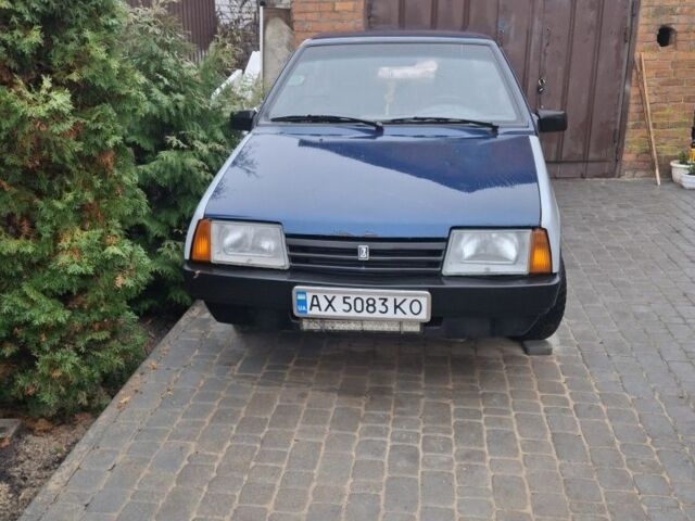 Синий ВАЗ 21099, объемом двигателя 1.5 л и пробегом 270 тыс. км за 950 $, фото 1 на Automoto.ua
