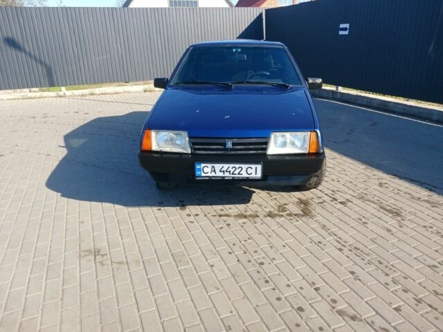 Синий ВАЗ 21099, объемом двигателя 1.5 л и пробегом 2 тыс. км за 1200 $, фото 1 на Automoto.ua