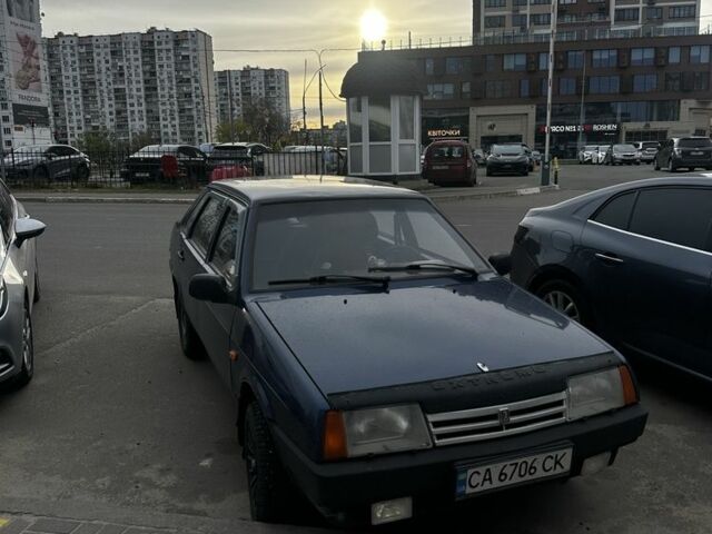 Синий ВАЗ 21099, объемом двигателя 1.5 л и пробегом 3 тыс. км за 900 $, фото 1 на Automoto.ua