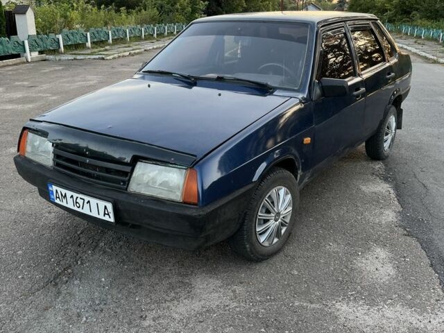 Синій ВАЗ 21099, об'ємом двигуна 1.5 л та пробігом 136 тис. км за 1480 $, фото 1 на Automoto.ua