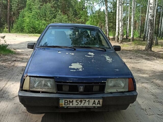 Синий ВАЗ 21099, объемом двигателя 1.5 л и пробегом 1 тыс. км за 950 $, фото 1 на Automoto.ua