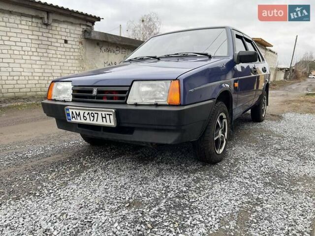 Синий ВАЗ 21099, объемом двигателя 1.5 л и пробегом 26 тыс. км за 3700 $, фото 1 на Automoto.ua