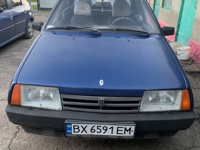 Синий ВАЗ 21099, объемом двигателя 0 л и пробегом 217 тыс. км за 1400 $, фото 1 на Automoto.ua