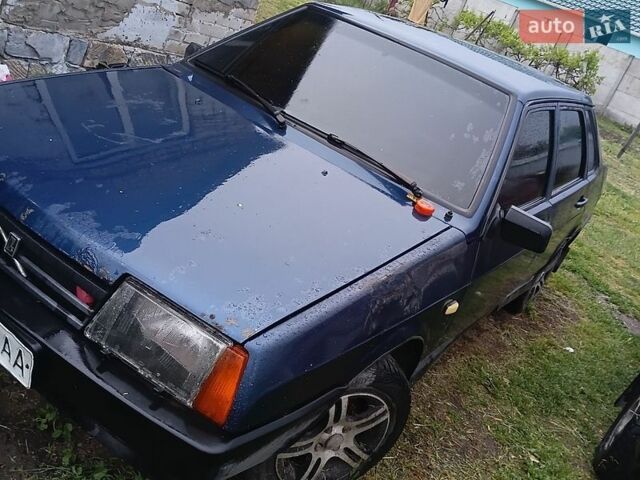 Синій ВАЗ 21099, об'ємом двигуна 1.6 л та пробігом 46 тис. км за 453 $, фото 1 на Automoto.ua