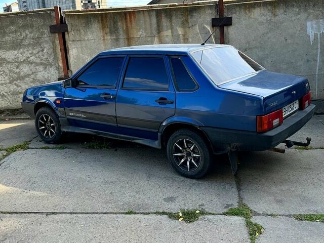 Синий ВАЗ 21099, объемом двигателя 1.5 л и пробегом 250 тыс. км за 1600 $, фото 1 на Automoto.ua