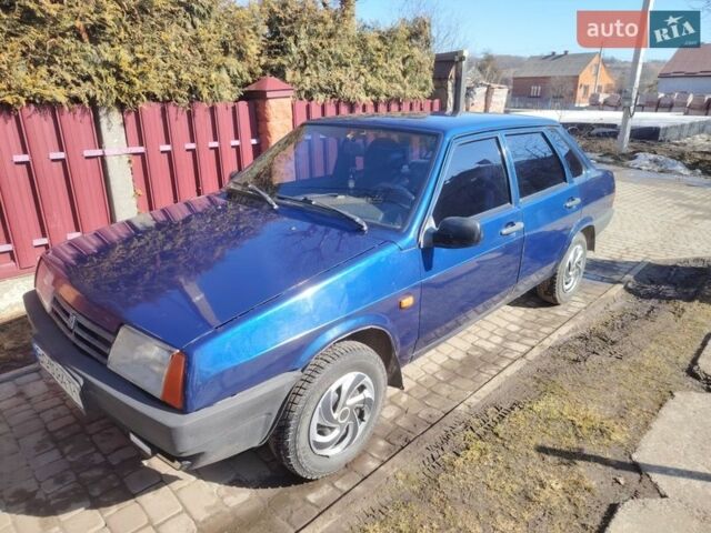 Синий ВАЗ 21099, объемом двигателя 1.5 л и пробегом 337 тыс. км за 1000 $, фото 1 на Automoto.ua