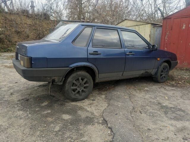 Синий ВАЗ 21099, объемом двигателя 0 л и пробегом 230 тыс. км за 1350 $, фото 1 на Automoto.ua