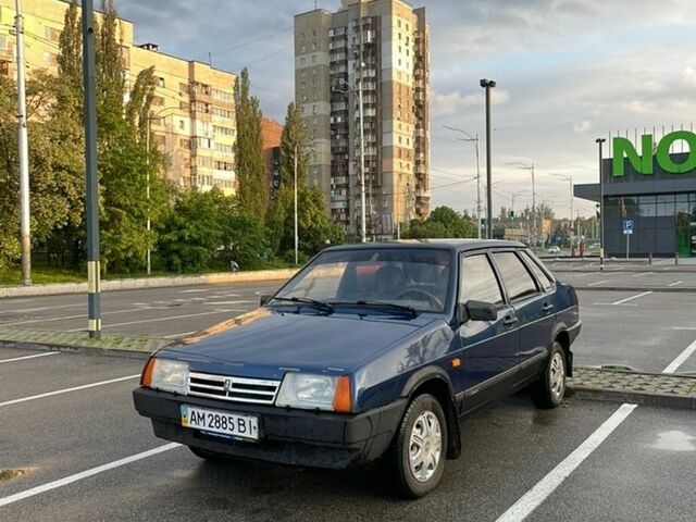 Синий ВАЗ 21099, объемом двигателя 1.5 л и пробегом 180 тыс. км за 1450 $, фото 1 на Automoto.ua