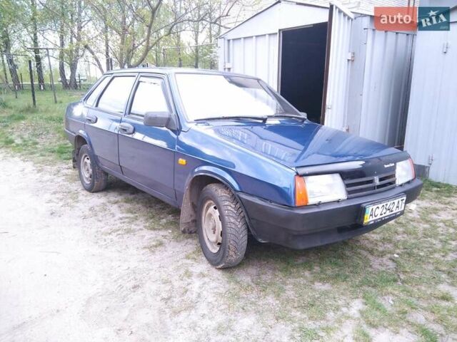 Синий ВАЗ 21099, объемом двигателя 0 л и пробегом 74 тыс. км за 1800 $, фото 1 на Automoto.ua