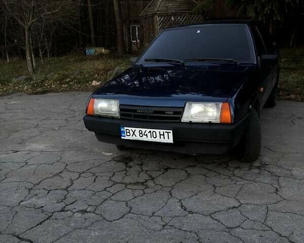 Синий ВАЗ 21099, объемом двигателя 1.5 л и пробегом 220 тыс. км за 2499 $, фото 1 на Automoto.ua