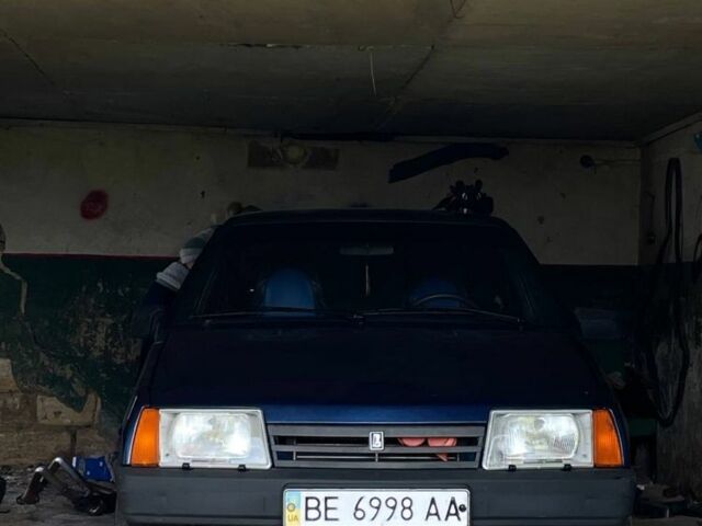 Синий ВАЗ 21099, объемом двигателя 1.5 л и пробегом 2 тыс. км за 1850 $, фото 1 на Automoto.ua