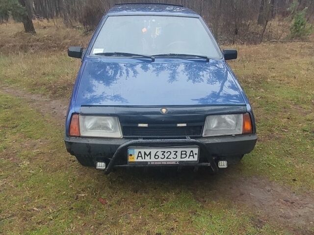 Синий ВАЗ 21099, объемом двигателя 1.5 л и пробегом 244 тыс. км за 1400 $, фото 1 на Automoto.ua