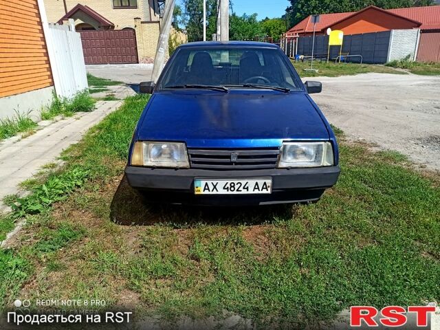 Синий ВАЗ 21099, объемом двигателя 1.5 л и пробегом 150 тыс. км за 1250 $, фото 1 на Automoto.ua