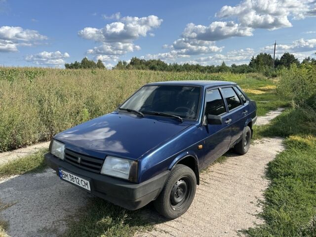 Синий ВАЗ 21099, объемом двигателя 1.5 л и пробегом 150 тыс. км за 1250 $, фото 1 на Automoto.ua