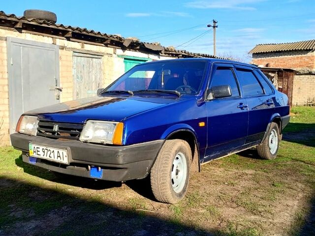 Синий ВАЗ 21099, объемом двигателя 1.5 л и пробегом 230 тыс. км за 1450 $, фото 1 на Automoto.ua