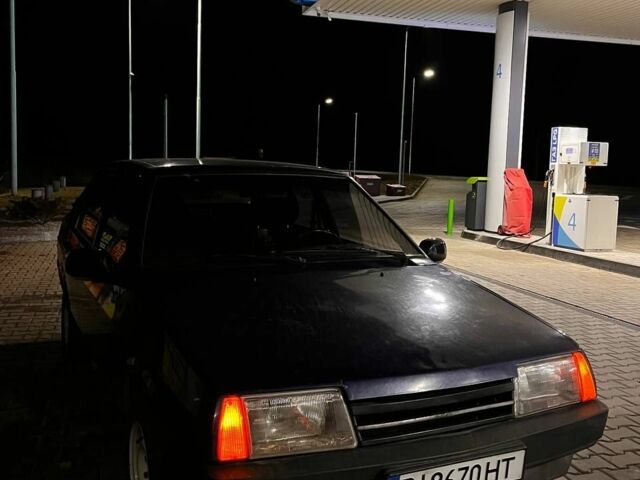 Синий ВАЗ 21099, объемом двигателя 1.5 л и пробегом 446 тыс. км за 1250 $, фото 1 на Automoto.ua