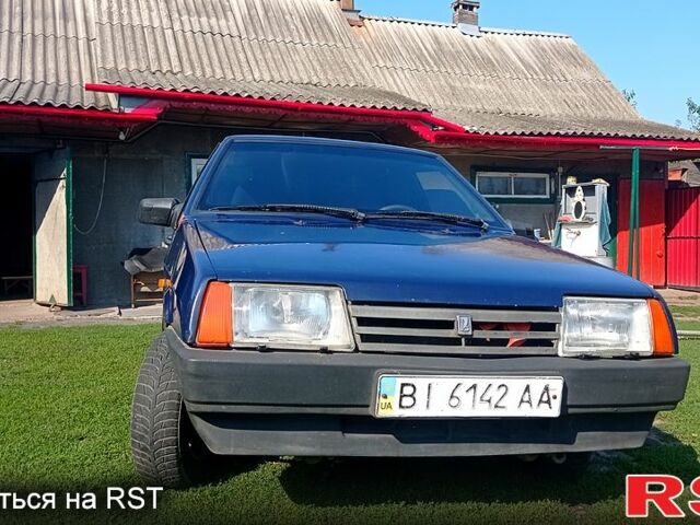 Синий ВАЗ 21099, объемом двигателя 1.5 л и пробегом 200 тыс. км за 950 $, фото 1 на Automoto.ua