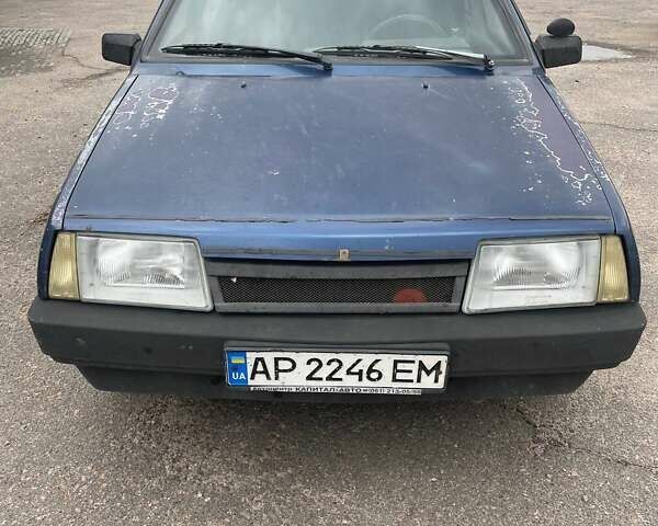 Синий ВАЗ 21099, объемом двигателя 1.6 л и пробегом 250 тыс. км за 1200 $, фото 1 на Automoto.ua