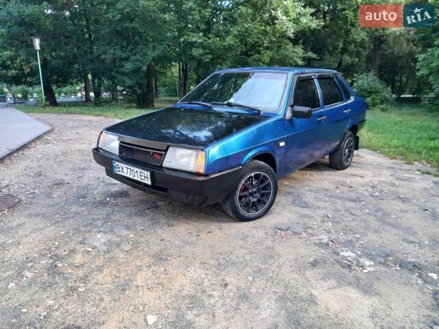 Синій ВАЗ 21099, об'ємом двигуна 1.5 л та пробігом 312 тис. км за 1350 $, фото 1 на Automoto.ua