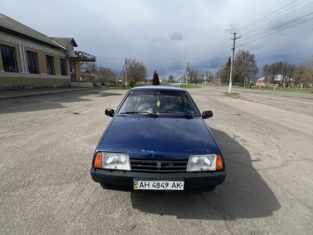 Синій ВАЗ 21099, об'ємом двигуна 1.5 л та пробігом 77 тис. км за 633 $, фото 1 на Automoto.ua