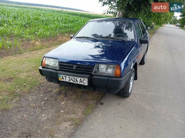 Синий ВАЗ 21099, объемом двигателя 1.5 л и пробегом 71 тыс. км за 1550 $, фото 1 на Automoto.ua