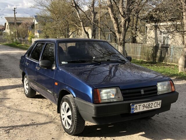 Синий ВАЗ 21099, объемом двигателя 1.5 л и пробегом 2 тыс. км за 1350 $, фото 1 на Automoto.ua