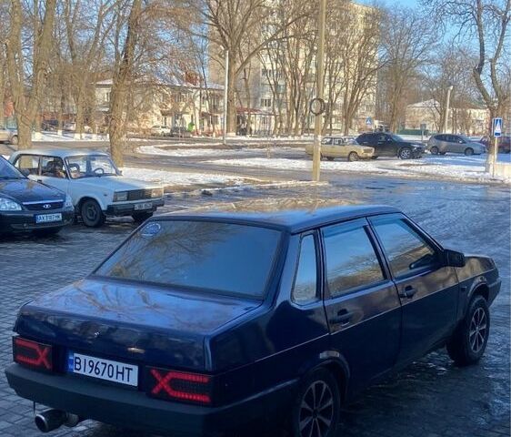 Синій ВАЗ 21099, об'ємом двигуна 1.5 л та пробігом 80 тис. км за 952 $, фото 1 на Automoto.ua