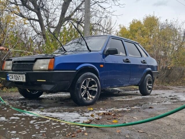 Синій ВАЗ 21099, об'ємом двигуна 1.5 л та пробігом 2 тис. км за 1000 $, фото 1 на Automoto.ua