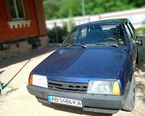 Синий ВАЗ 21099, объемом двигателя 1.5 л и пробегом 240 тыс. км за 1500 $, фото 1 на Automoto.ua