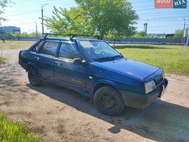 Синий ВАЗ 21099, объемом двигателя 1.5 л и пробегом 285 тыс. км за 1300 $, фото 1 на Automoto.ua