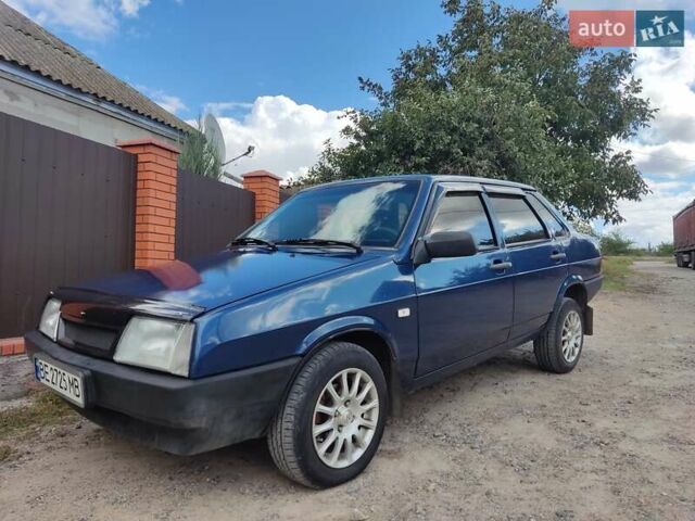 Синий ВАЗ 21099, объемом двигателя 1.5 л и пробегом 160 тыс. км за 3500 $, фото 1 на Automoto.ua