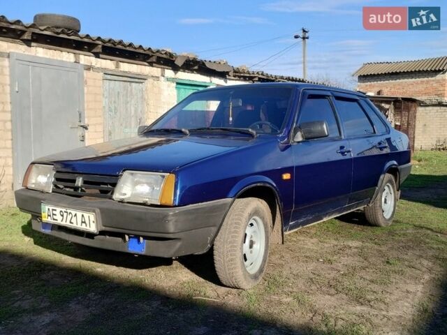Синий ВАЗ 21099, объемом двигателя 1.5 л и пробегом 231 тыс. км за 1350 $, фото 1 на Automoto.ua