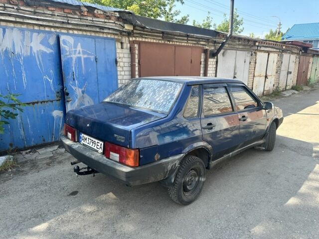 Синій ВАЗ 21099, об'ємом двигуна 1.5 л та пробігом 300 тис. км за 900 $, фото 1 на Automoto.ua