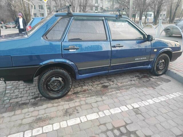 Синій ВАЗ 21099, об'ємом двигуна 1.5 л та пробігом 185 тис. км за 1500 $, фото 1 на Automoto.ua