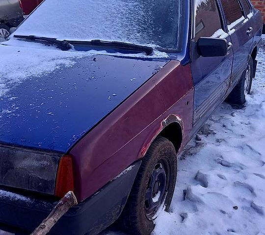 Синий ВАЗ 21099, объемом двигателя 1.6 л и пробегом 0 тыс. км за 1100 $, фото 1 на Automoto.ua
