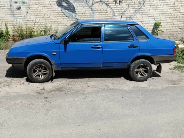Синий ВАЗ 21099, объемом двигателя 1.5 л и пробегом 340 тыс. км за 1118 $, фото 1 на Automoto.ua
