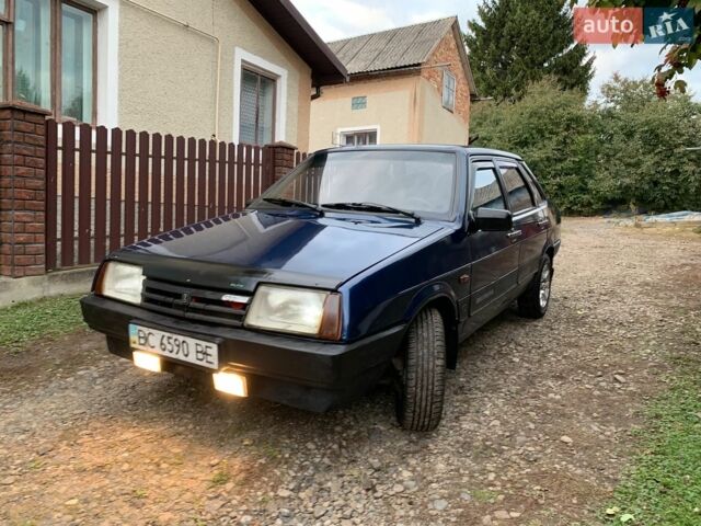 Синий ВАЗ 21099, объемом двигателя 1.5 л и пробегом 320 тыс. км за 2150 $, фото 1 на Automoto.ua