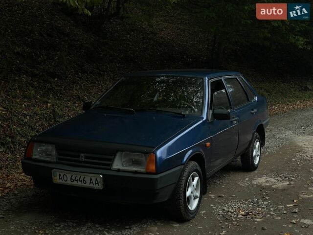 Синий ВАЗ 21099, объемом двигателя 1.6 л и пробегом 250 тыс. км за 1349 $, фото 1 на Automoto.ua