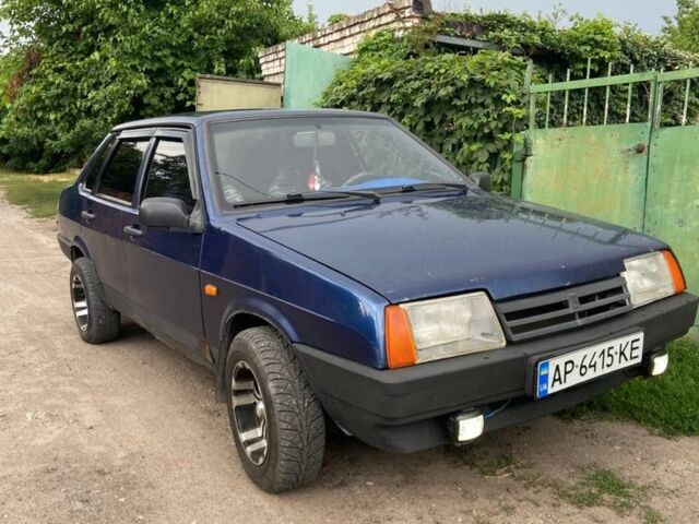 Синий ВАЗ 21099, объемом двигателя 1.5 л и пробегом 1000 тыс. км за 1779 $, фото 1 на Automoto.ua