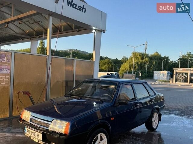 Синій ВАЗ 21099, об'ємом двигуна 1.5 л та пробігом 179 тис. км за 1300 $, фото 1 на Automoto.ua