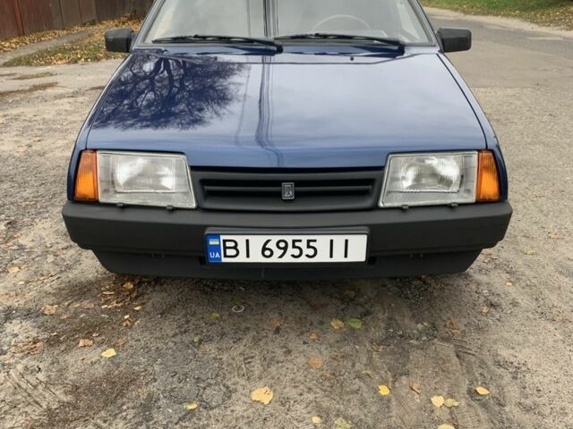 Синий ВАЗ 21099, объемом двигателя 1.5 л и пробегом 150 тыс. км за 2400 $, фото 1 на Automoto.ua