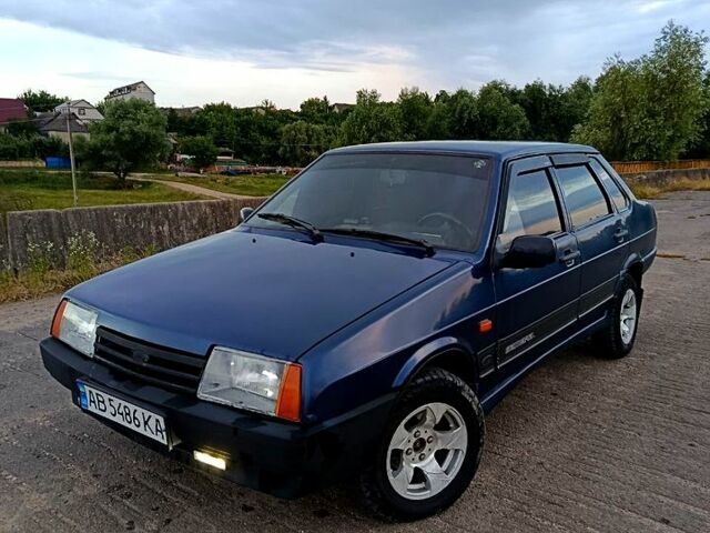 Синий ВАЗ 21099, объемом двигателя 1.5 л и пробегом 245 тыс. км за 1450 $, фото 1 на Automoto.ua