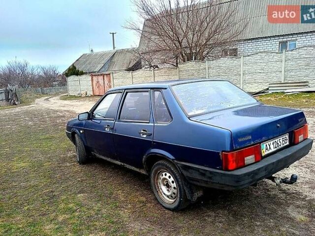 Синий ВАЗ 21099, объемом двигателя 1.5 л и пробегом 120 тыс. км за 1450 $, фото 1 на Automoto.ua