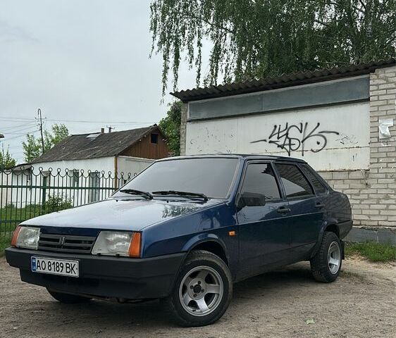 Синий ВАЗ 21099, объемом двигателя 1.5 л и пробегом 125 тыс. км за 1803 $, фото 1 на Automoto.ua