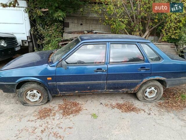 Синій ВАЗ 21099, об'ємом двигуна 1.5 л та пробігом 196 тис. км за 650 $, фото 1 на Automoto.ua