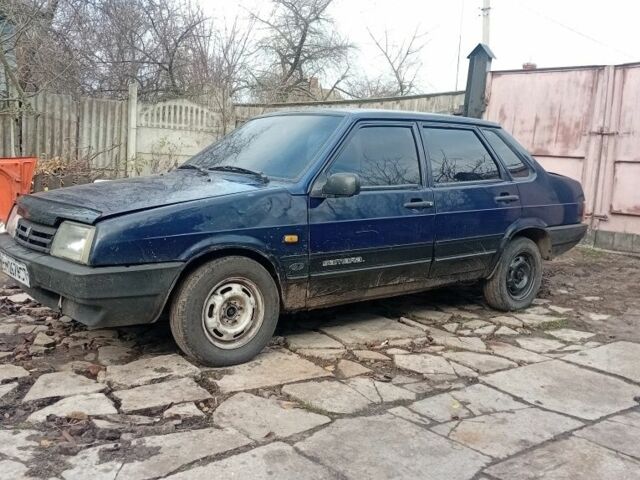 Синий ВАЗ 21099, объемом двигателя 1.5 л и пробегом 1 тыс. км за 475 $, фото 1 на Automoto.ua