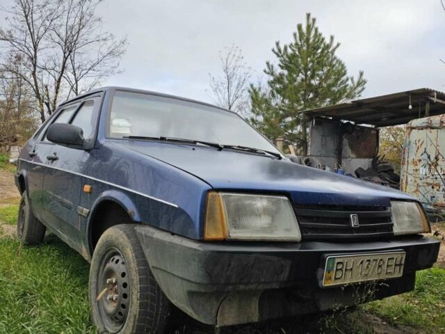 Синий ВАЗ 21099, объемом двигателя 1.5 л и пробегом 175 тыс. км за 900 $, фото 1 на Automoto.ua